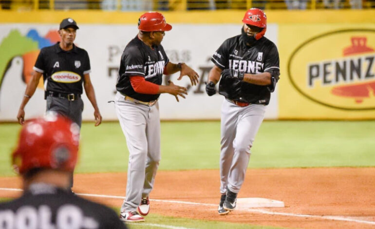 Leones del Escogido aplastan 9-0 a las Águilas Cibaeñas y consolidan el segundo lugar del Round Robin