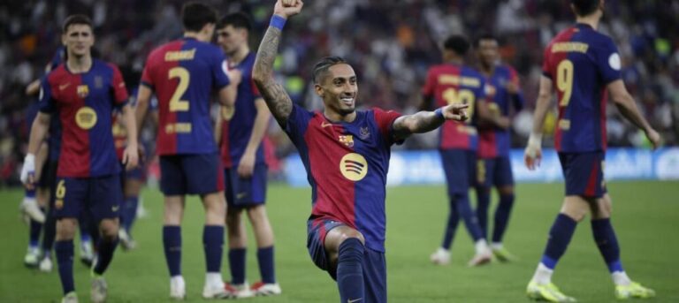Barcelona conquista la Supercopa con una aplastante victoria 5-2 sobre el Real Madrid