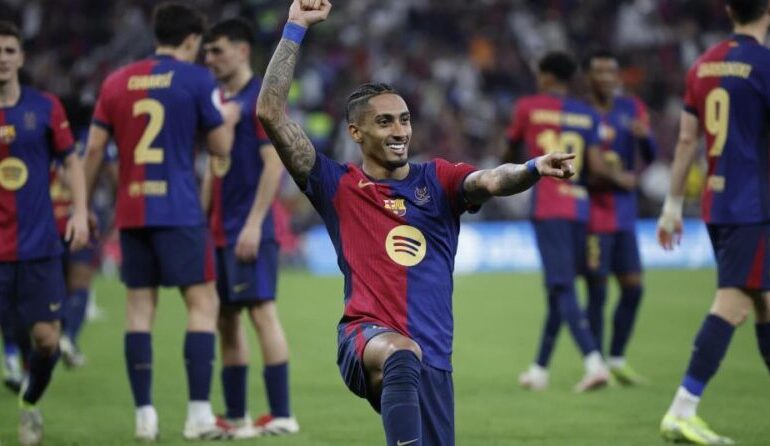 Barcelona conquista la Supercopa con una aplastante victoria 5-2 sobre el Real Madrid