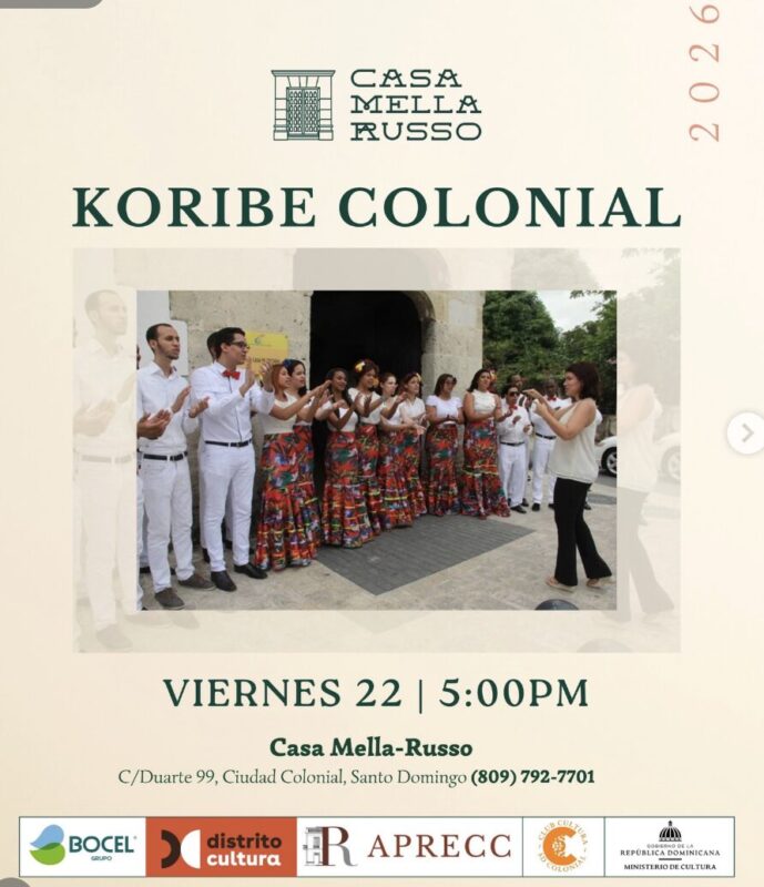 Invitación al Recital Didáctico del Coro KORIBE en la Casa Mella-Russo