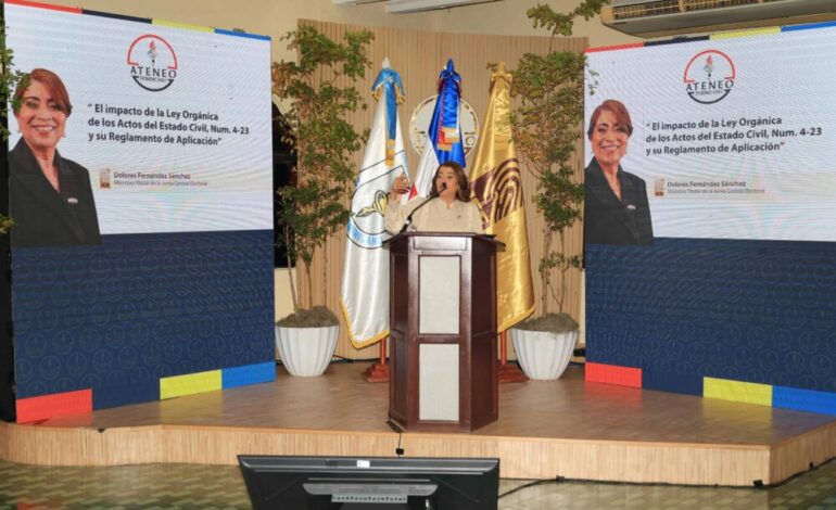JCE destaca el impacto transformador de la Ley 4-23 en el orden jurídico dominicano