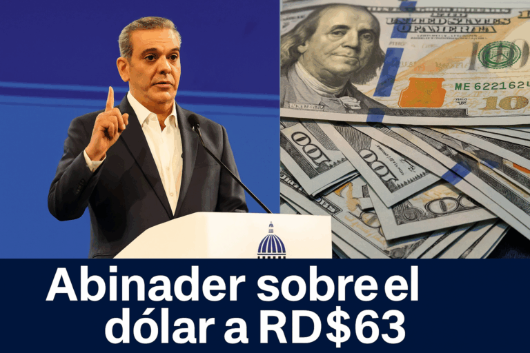 Abinader asegura alza del dólar “está dentro de lo proyectado” por el Banco Central