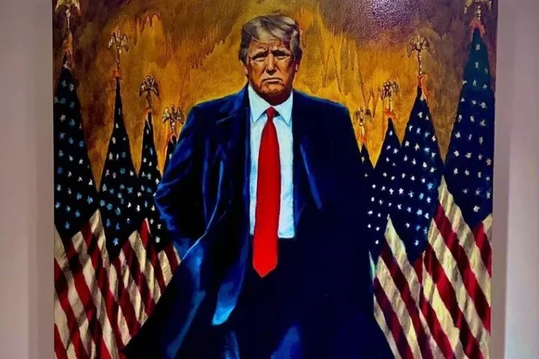 Nuevo retrato de Donald Trump genera polémica por supuestos “temas satánicos”