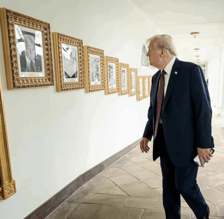 Trump reemplaza foto de Joe Biden en la Casa Blanca con una firma hecha por “autopen”