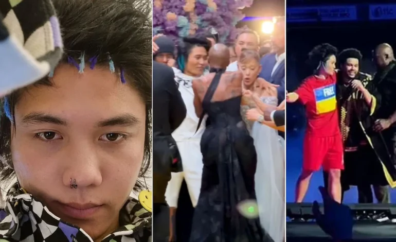 Influencer irrumpe en estreno de Wicked y se abalanza sobre Ariana Grande en Singapur