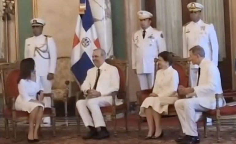 Embajadora de EE. UU., Leah Francis Campos, presenta sus cartas credenciales al presidente Abinader