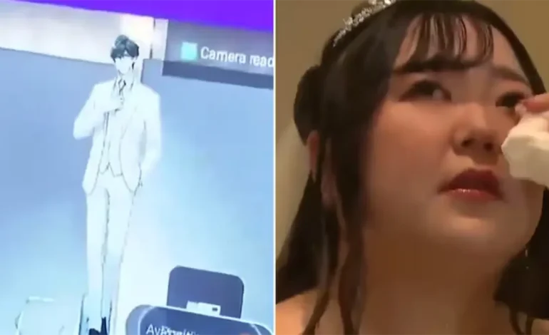 Mujer japonesa celebra boda simbólica con personaje creado en IA y sorprende al mundo