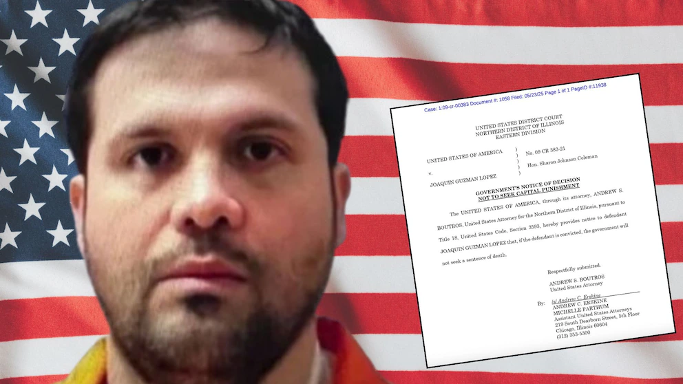 Joaquín Guzmán López se declara culpable en EE.UU. por narcotráfico y lavado de dinero