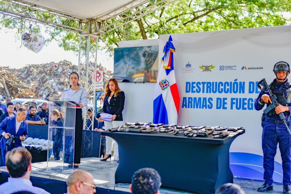 MIP destruye 3,945 armas de fuego para reforzar la seguridad ciudadana