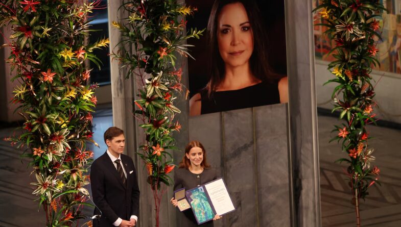 María Corina Machado recibe el Premio Nobel de la Paz 2025