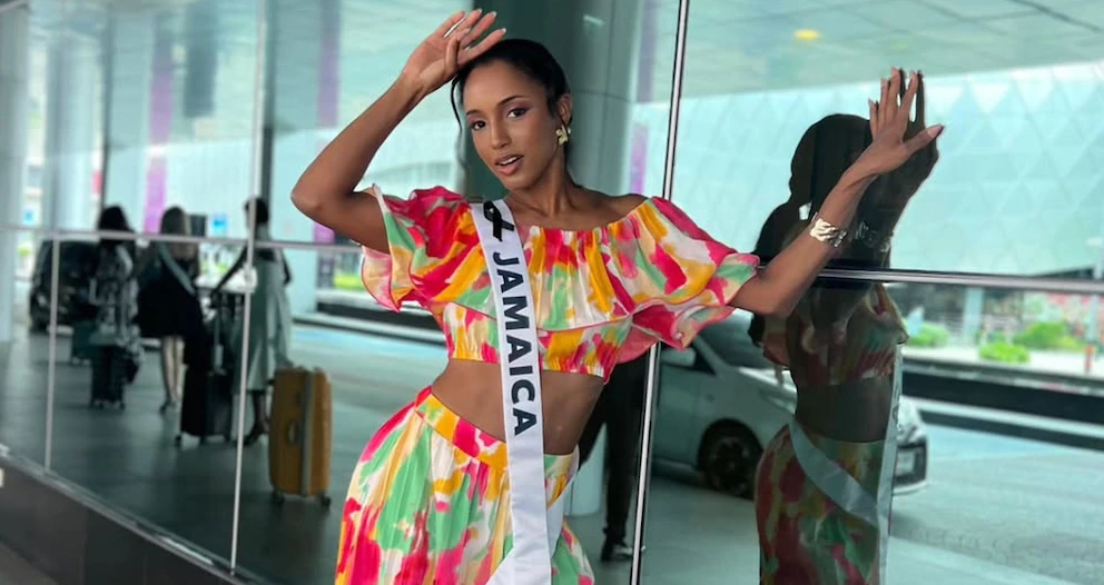 Grave accidente de Miss Jamaica en Miss Universo 2025