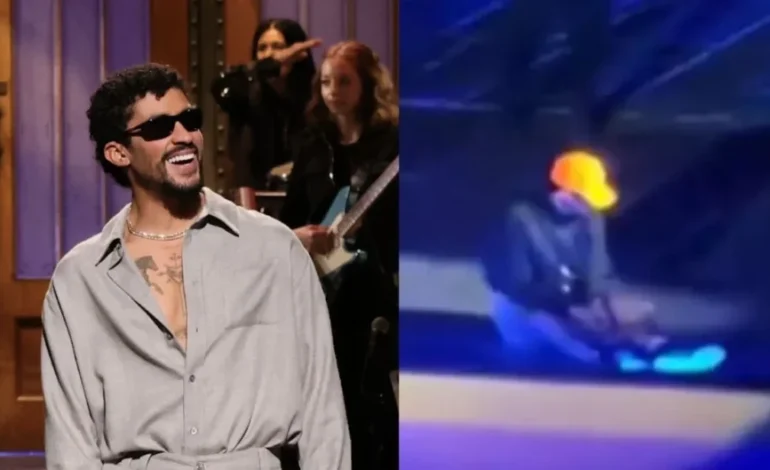 Bad Bunny sufre caída en  su primer show en Ciudad de México