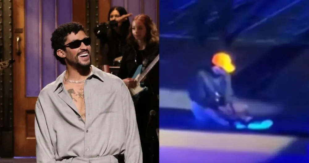 Bad Bunny sufre caída en  su primer show en Ciudad de México