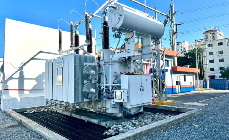 Edesur refuerza suministro eléctrico con nuevo transformador en Paraíso