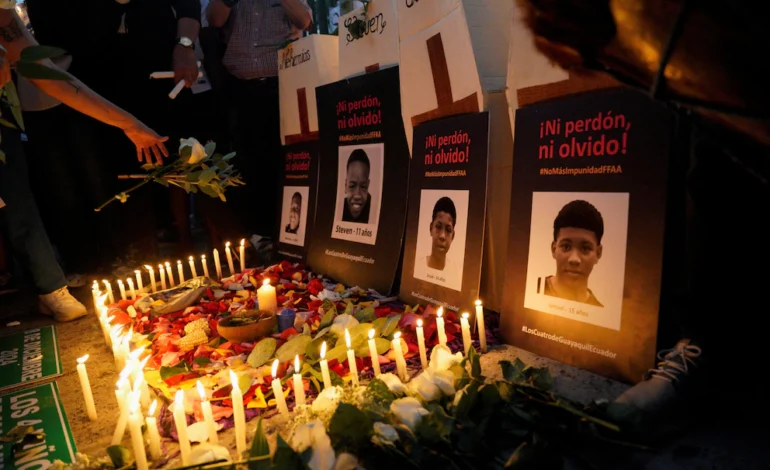 Condenan a 16 militares por desaparición forzada de cuatro menores en Guayaquil