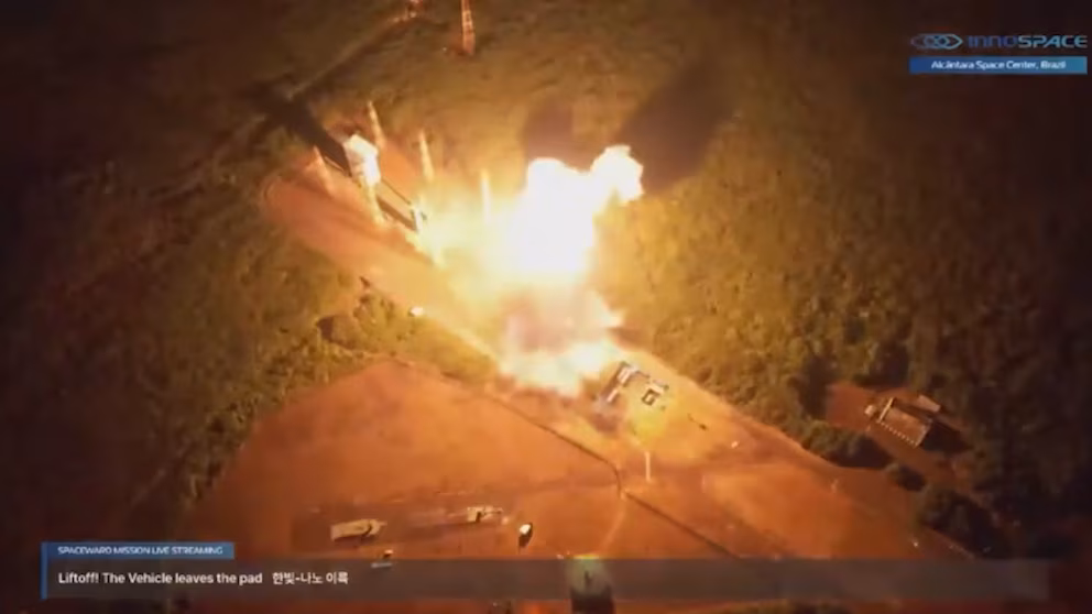 Cohete surcoreano Hanbit-Nano se estrella tras despegar en Brasil