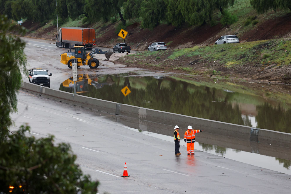 Tormentas invernales amenazan una Navidad histórica por lluvias en California