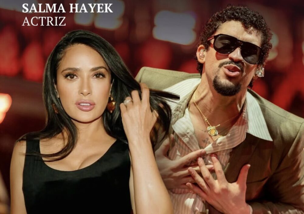 Salma Hayek revolucionó las redes tras su noche de baile en el show de Bad Bunny en México