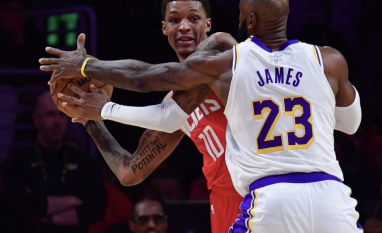 Rockets cierran su gira con victoria dominante sobre los Lakers en Navidad
