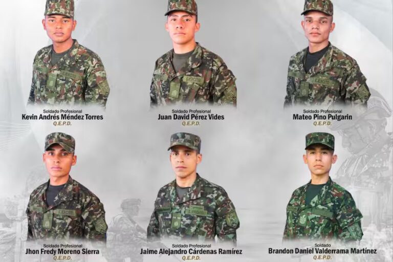 Sube a seis el número de soldados colombianos muertos y a 31 los heridos en ataque del ELN