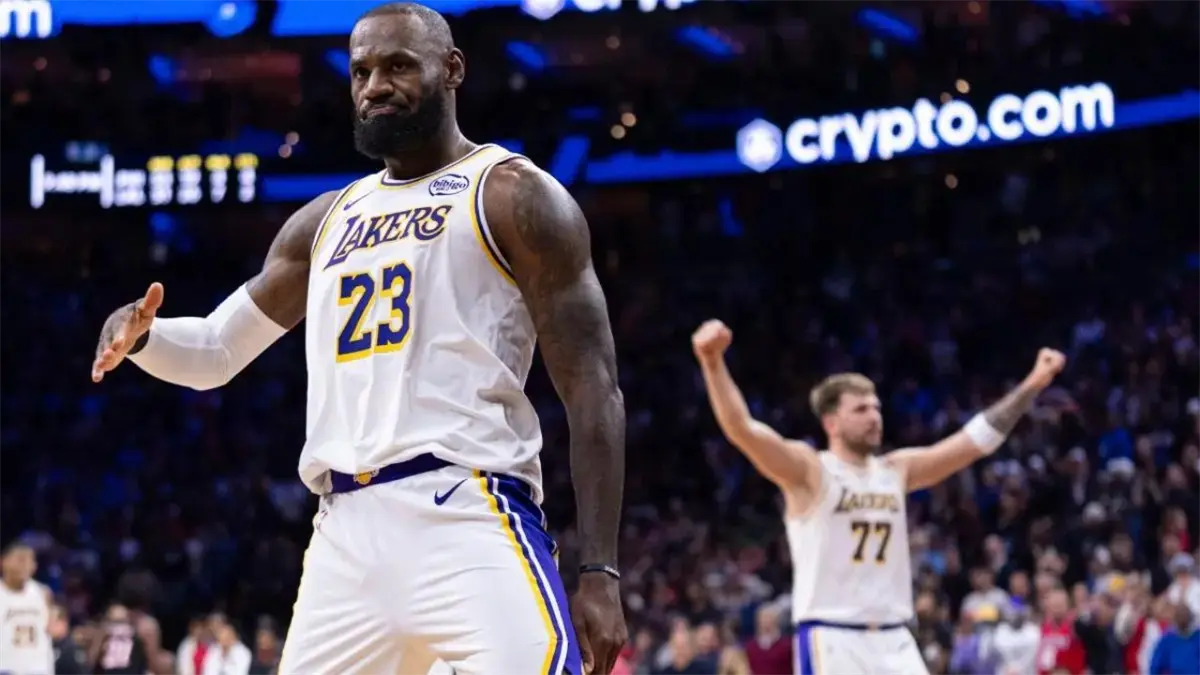 LeBron James responde a las dudas y lidera a los Lakers en triunfo sobre Philadelphia; Santi Aldama brilla con Memphis