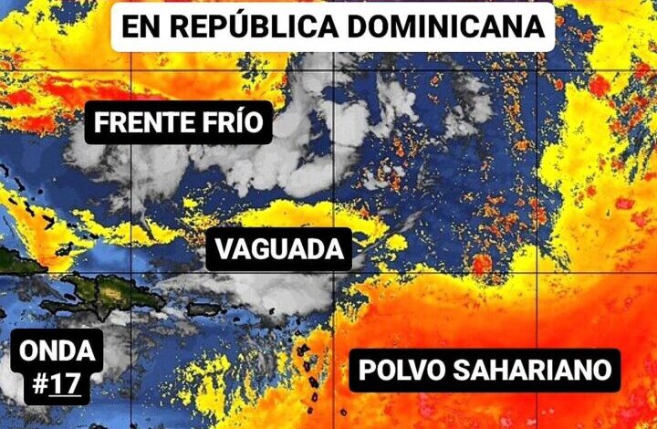 Vaguada mantiene el país bajo lluvias, tronadas y ráfagas de viento; Indomet llama a precaución