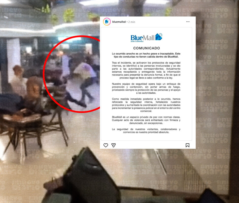 BlueMall califica como “inaceptable” pelea en restaurante y anuncia acciones legales