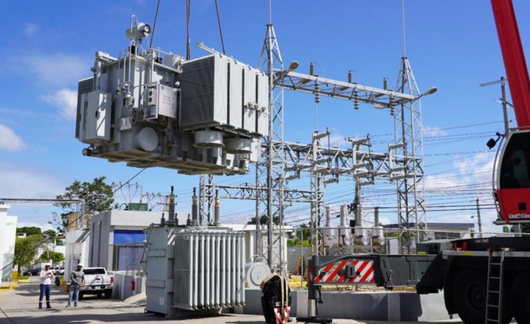 Edesur avanza en la habilitación de la subestación eléctrica Alfa en Santo Domingo Oeste
