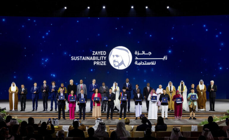 Premio Zayed a la Sostenibilidad anuncia ganadores 2026 y reafirma su impacto global