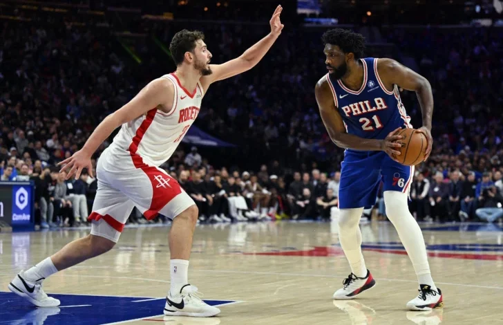 Embiid y Maxey se adueñan de la prórroga y guían triunfo épico de los 76ers ante Houston