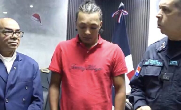 Policía confirma entrega voluntaria del acusado por la muerte de Rosmery Sosa Rodríguez