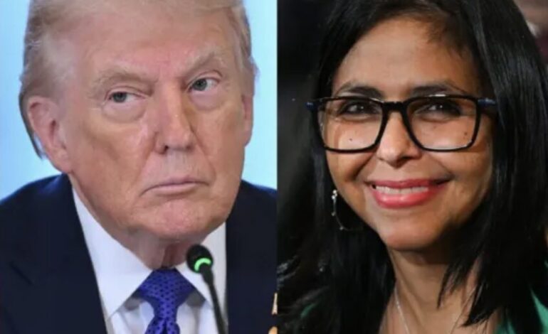 Trump sorprende al mundo con elogios a Delcy Rodríguez y anuncia acercamiento con Venezuela