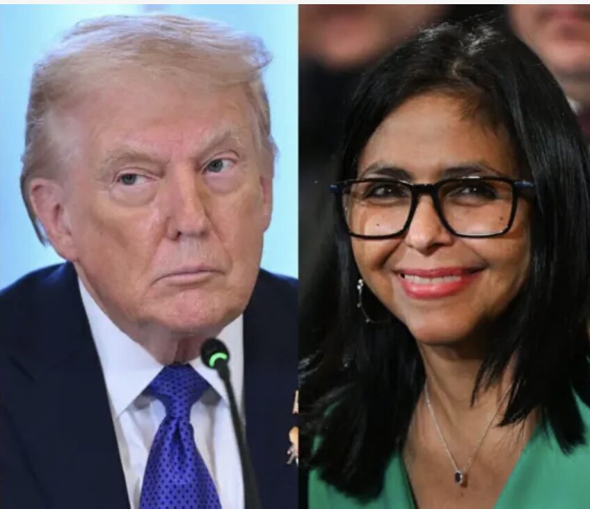 Trump sorprende al mundo con elogios a Delcy Rodríguez y anuncia acercamiento con Venezuela
