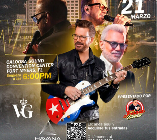 Willy Chirino celebrará 50 años de carrera con un concierto histórico en Fort Myers