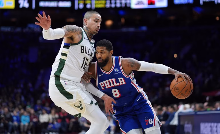 Paul George desata una lluvia de triples y los 76ers aplastan a los Bucks sin Giannis