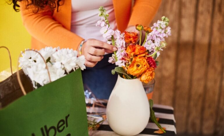 Flores lideran pedidos en Uber Eats por San Valentín en RD