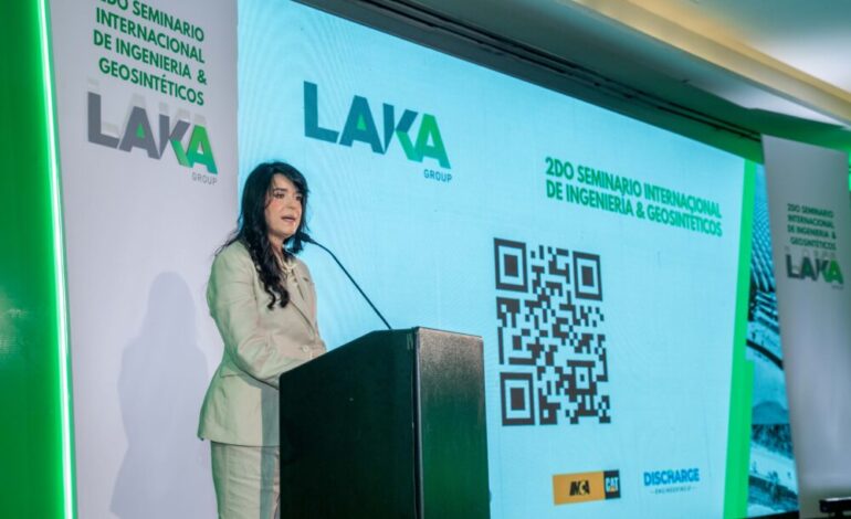LAKA Group realiza seminario internacional de geosintéticos en Santo Domingo