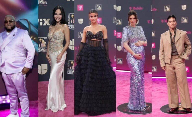 La alfombra magenta de Premio Lo Nuestro 2026 derrochó glamour y tendencias