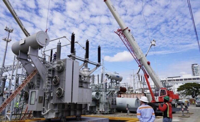 Edesur fortalece el sistema eléctrico del DN con nuevo transformador de potencia