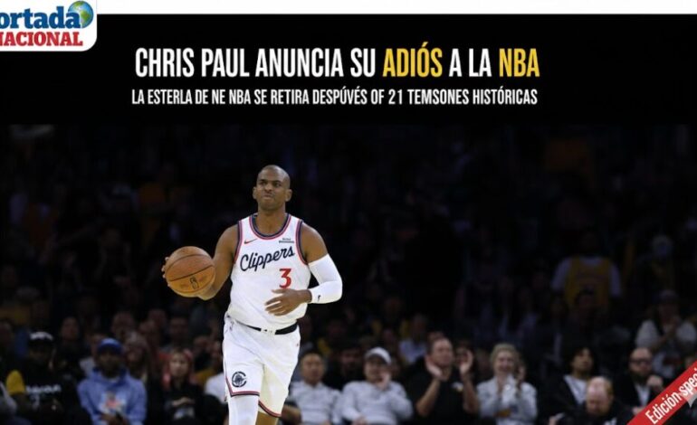 A los 40 años, Chris Paul anuncia su retiro de la NBA