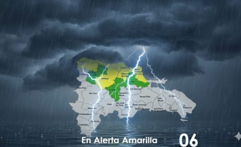 COE coloca seis provincias en alerta amarilla por riesgo de inundaciones