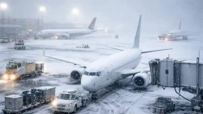 Aeropuertos Dominicanos Siglo XXI reporta 27 vuelos cancelados por tormenta invernal en EE. UU.