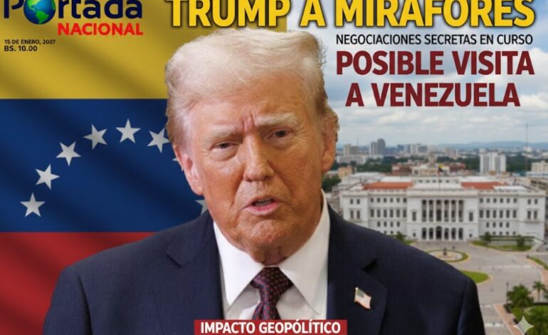 🇺🇸 🇻🇪 EE. UU. planea visita de Trump a Venezuela