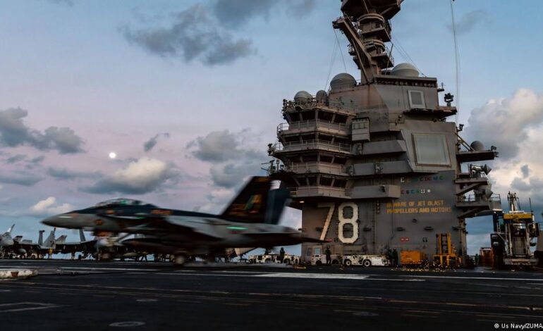 Incendio en el portaviones USS Gerald R. Ford deja dos marineros heridos, informa Comando Central de Estados Unidos