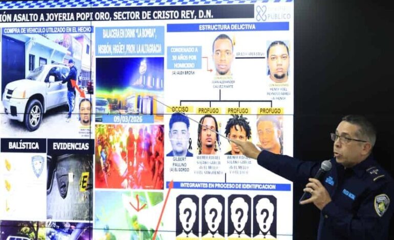 Identifican a recluso como autor intelectual del asalto a joyería Popi Oro