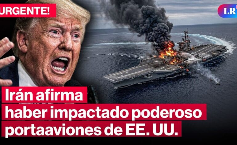 ¡ALERTA! Irán presume que ataques con drones golpearon portaaviones de EE. UU.