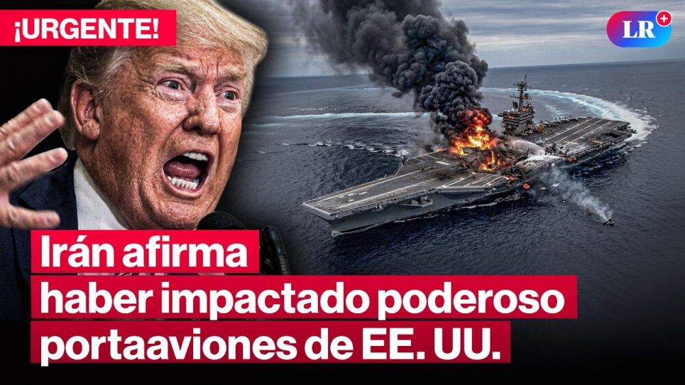 ¡ALERTA! Irán presume que ataques con drones golpearon portaaviones de EE. UU.