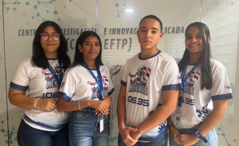 Estudiantes dominicanos representarán al país en competencia mundial de robótica en Miami