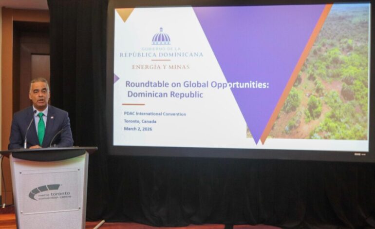 RD expone transformación minera ante líderes globales en PDAC 2026