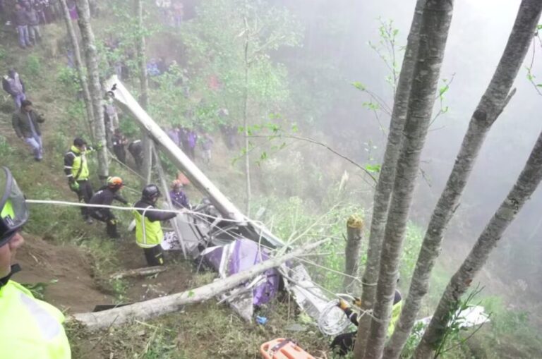 Accidente de avioneta en Guatemala deja cuatro fallecidos